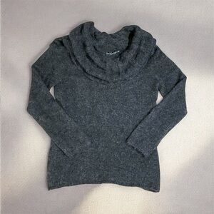 Guido Lombardi Mohair Cowl neck Sweater Made in Italy - Small